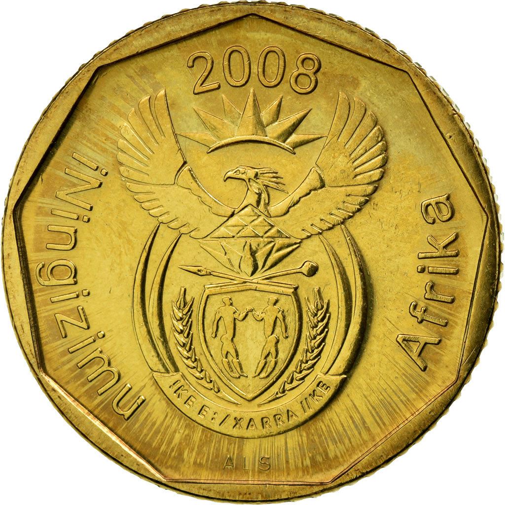 South Africa 10 Cents Zulu Legend - iNingizimu Afrika Coin KM441 2008