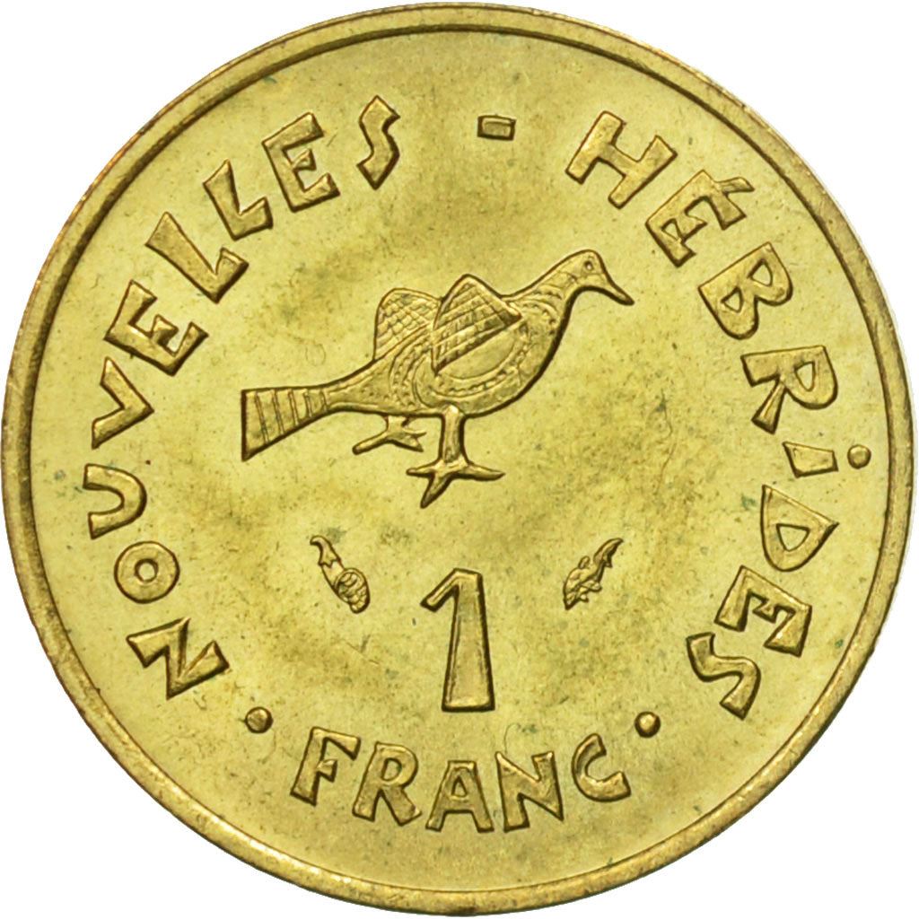 New Hebrides | 1 Franc Coin | Marianne | Frigate Bird | Km:4.2 | 1975 - 1982