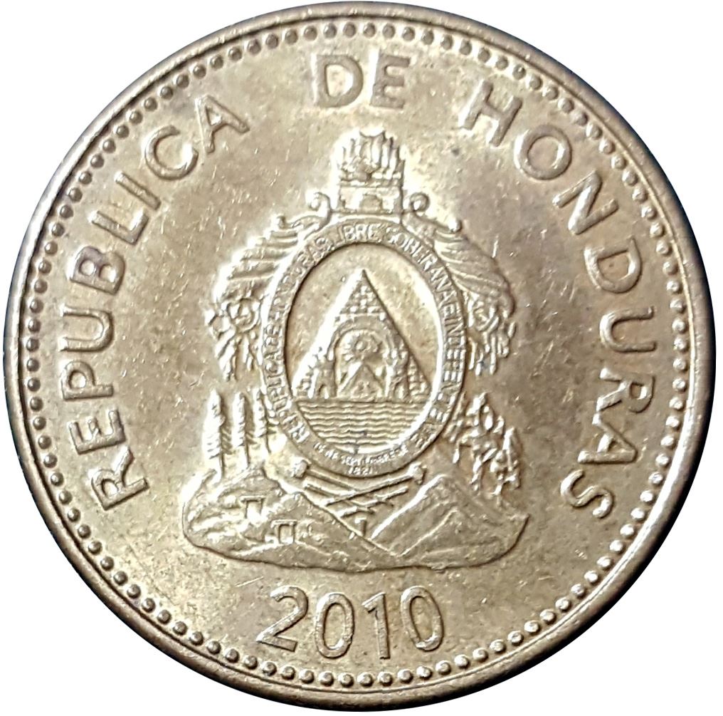 Honduras 5 Centavos Coin | Pyramid | KM72.4a | 2010 - 2014