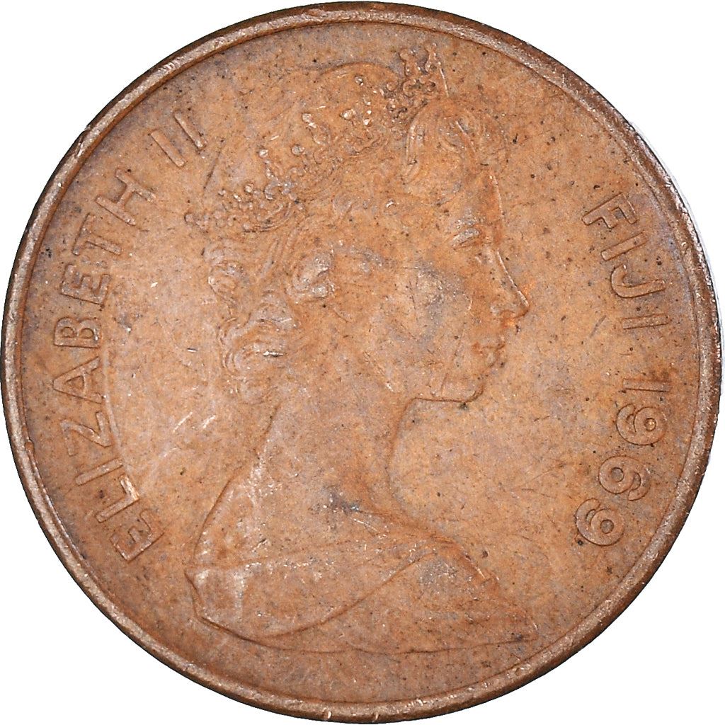 Fiji | 1 Cent Coin | Tanoa | Km:27 | 1969 - 1985