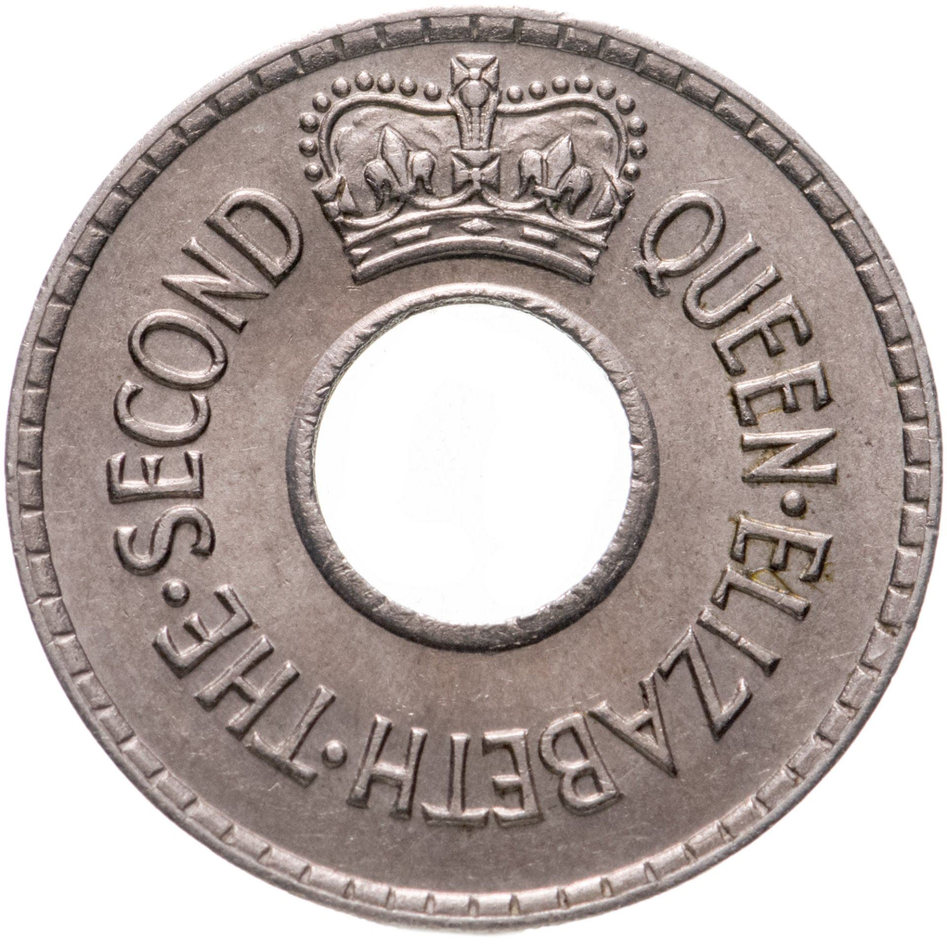 Fiji | 1/2 Penny Coin | Crown | Km:20 | 1954