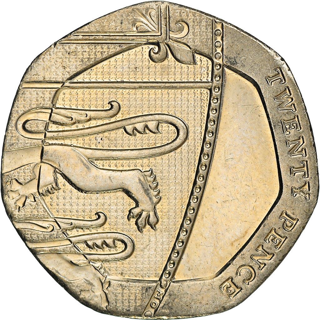 United Kingdom | 20 Pence Coin | Elizabeth II | Km:1111 | 2008 - 2015