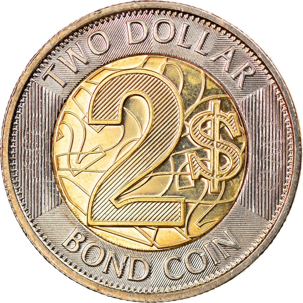 Zimbabwe | 2 Dollars Coin | Bond Coin | Km:22 | 2018