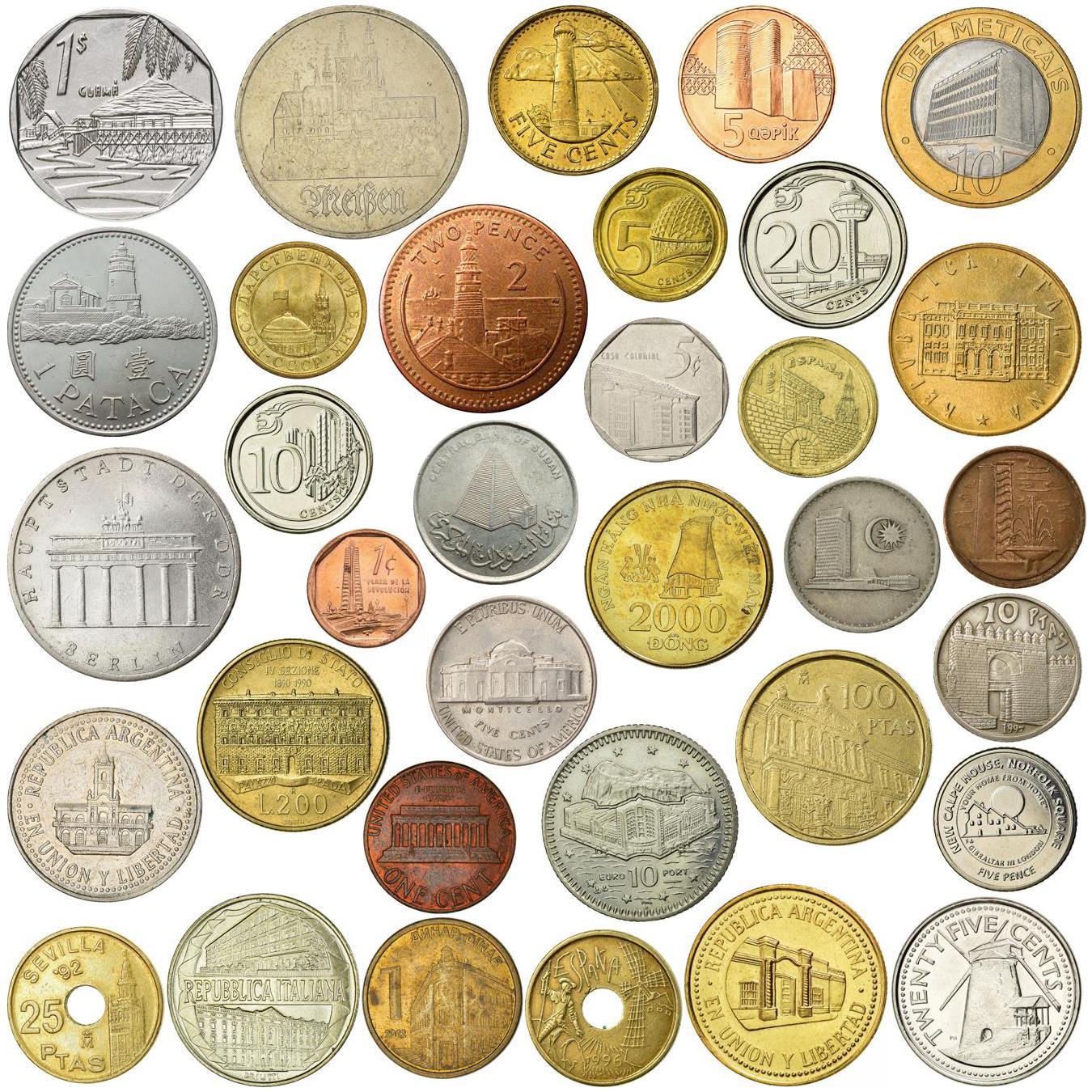 Coin Collection | Historic Buildings | Lighthouses | Ports | Windmills | Skyscrapers | Airports | Houses | Gates | Monuments | Banks | Theaters