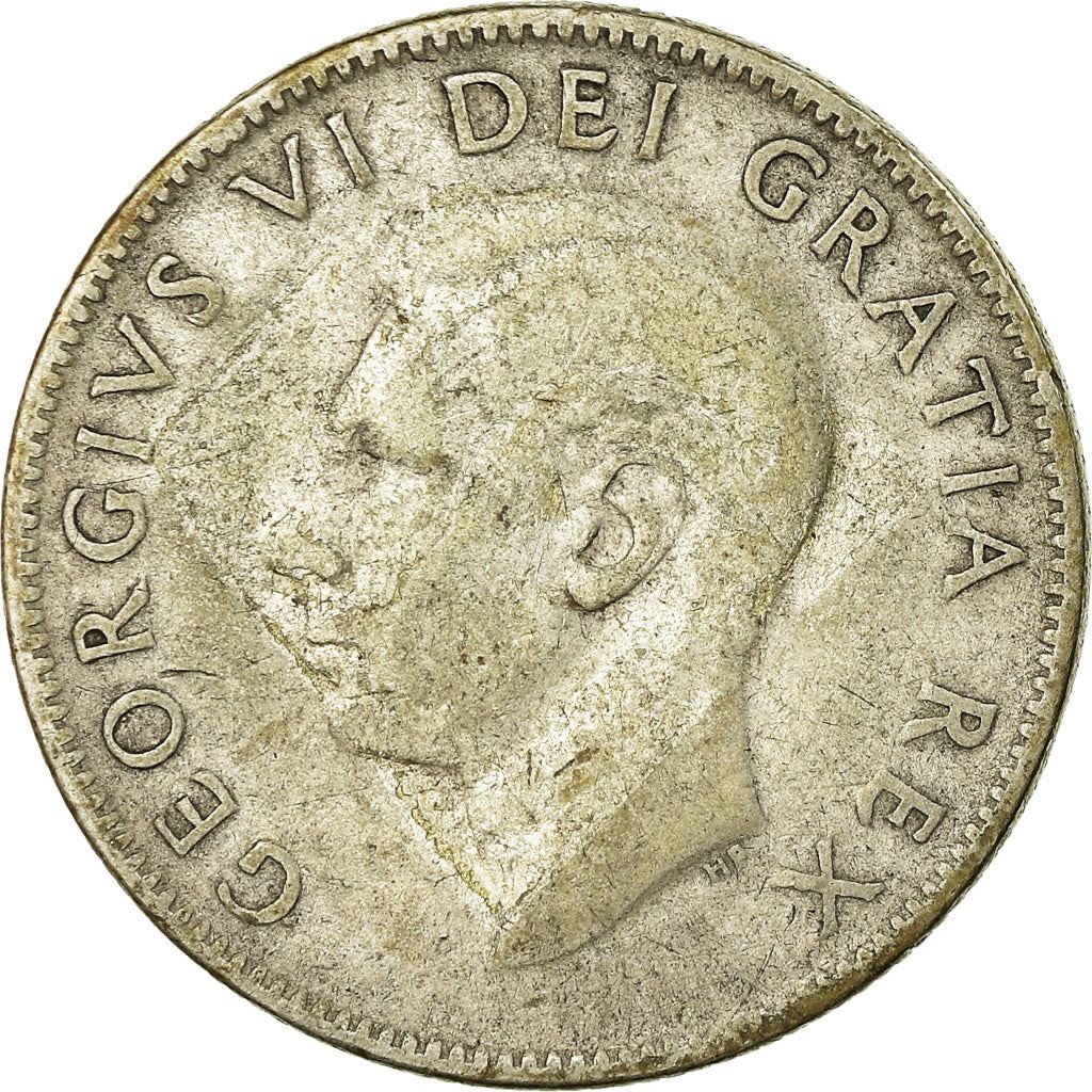 Canada | 25 Cents Coin | Silver | KM:44 | 1948-1952