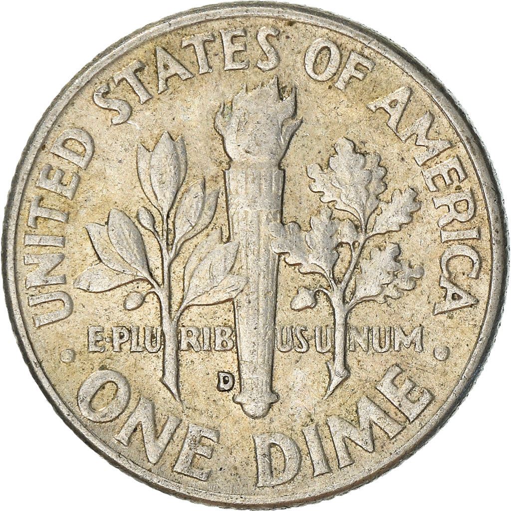 Vereinigte Staaten | 1 Dime Münze | Franklin D. Roosevelt | KM:195 | 1946 - 1964