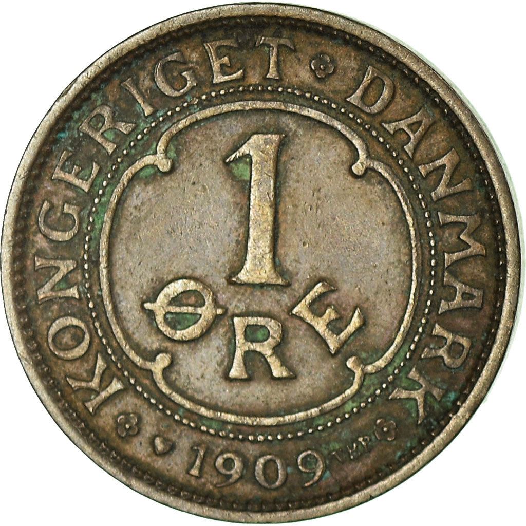 Denmark | 1 Ore Coin | Monogram | Km:804 | 1907 - 1912