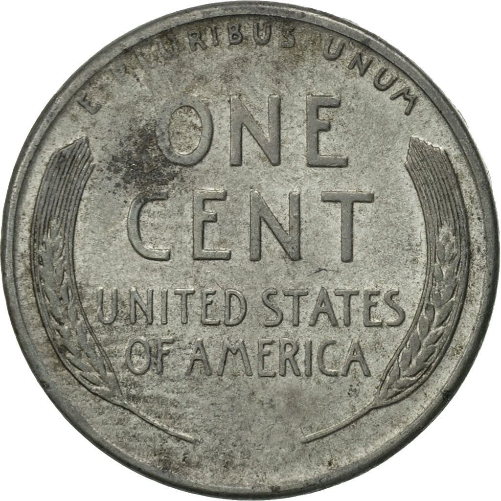 Estados Unidos | Moeda de 1 Cêntimo | Abraham Lincoln | Km:132A | 1943 - 1944