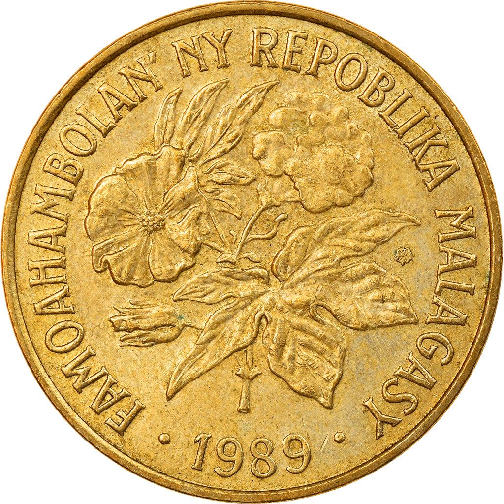 Madagaskaras | 20 frankų / 4 ariarų moneta | Zebuas | Medvilnė | Km:12 | 1970 - 1989