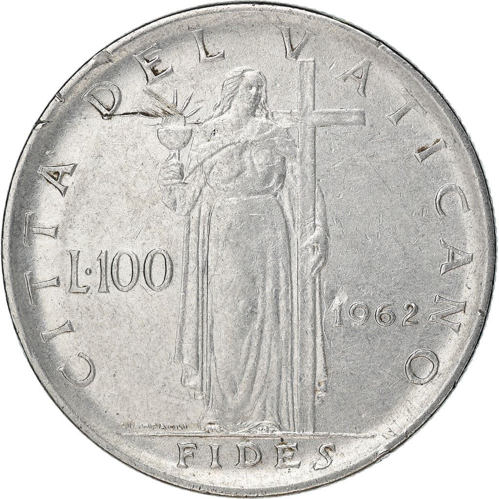Vatican City | 100 Lire Coin | John XXIII | Km:64 | 1959 - 1962