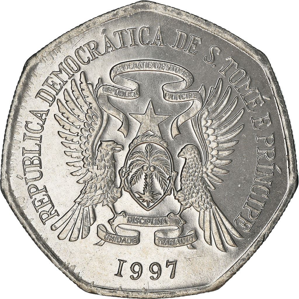Sao Tome and Principe | 1000 Dobras Coin | FAO | Km:90 | 1997