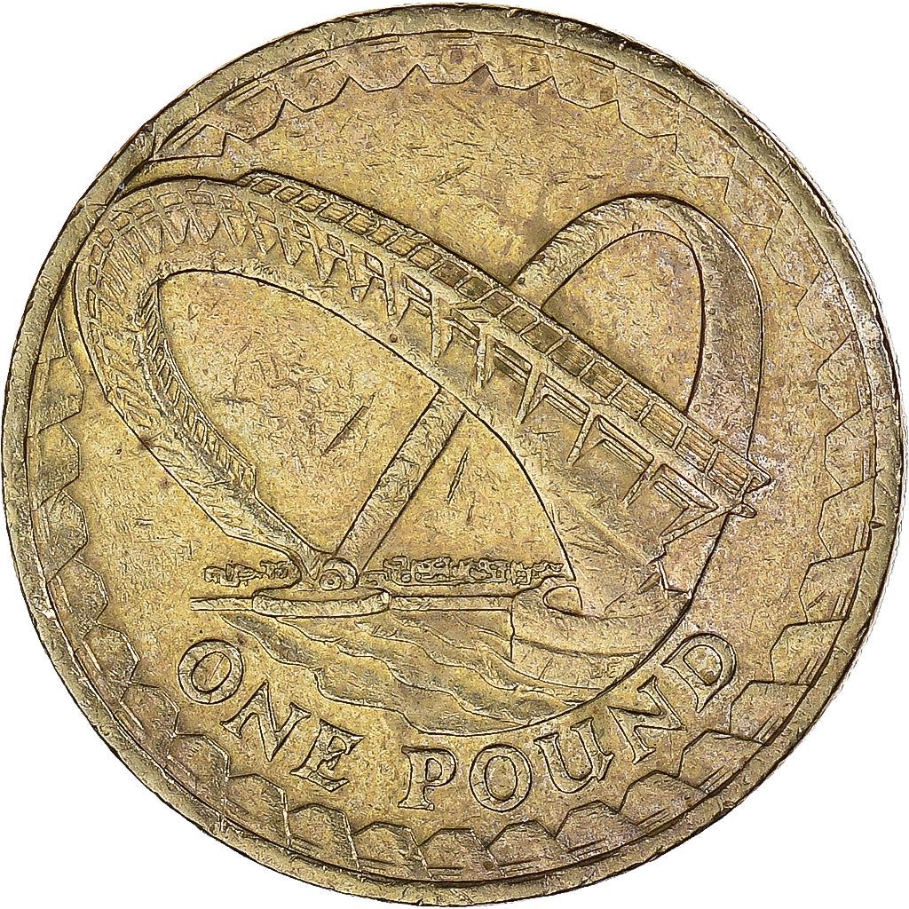 United Kingdom | 1 Pound Coin | Millennium Bridge | Km:1074 | 2007