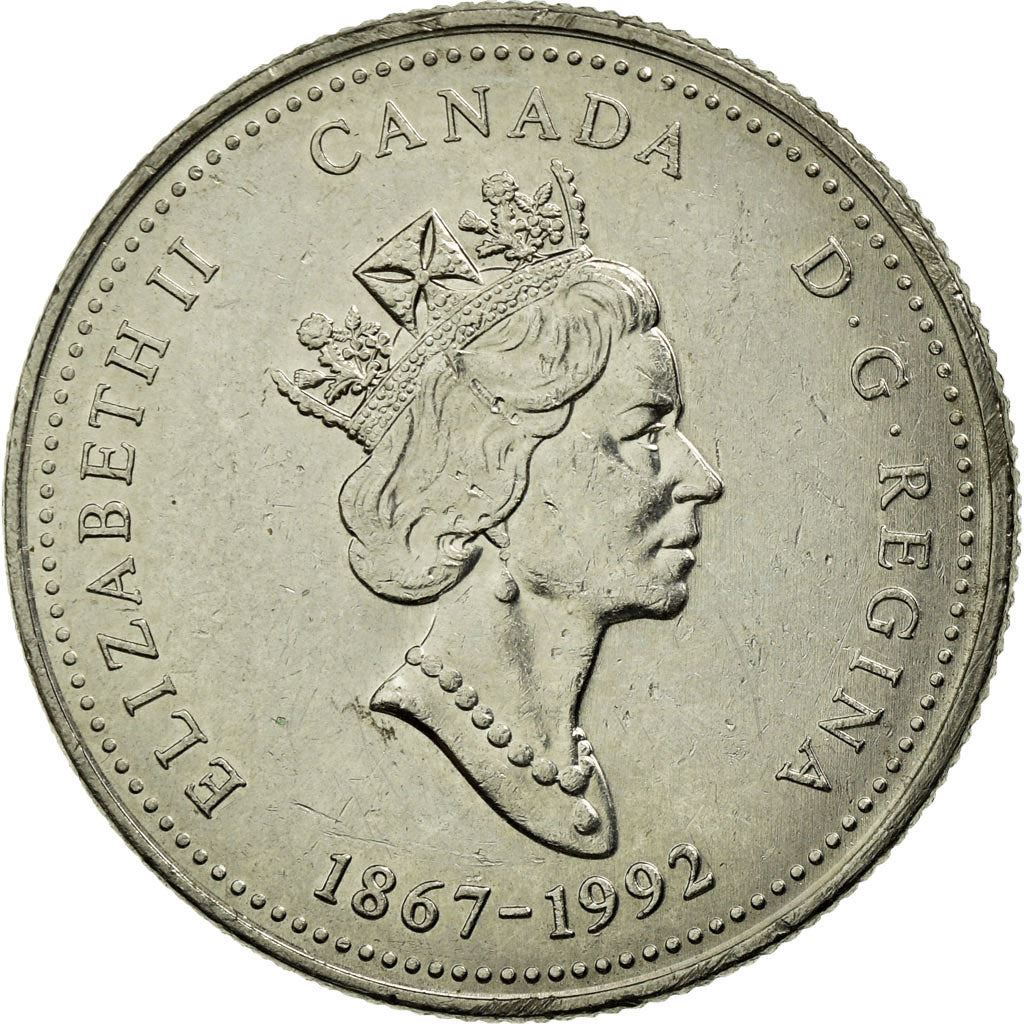 Canada | 25 Cents Coin | Saskatchewan | Nickel | KM:233 | 1992