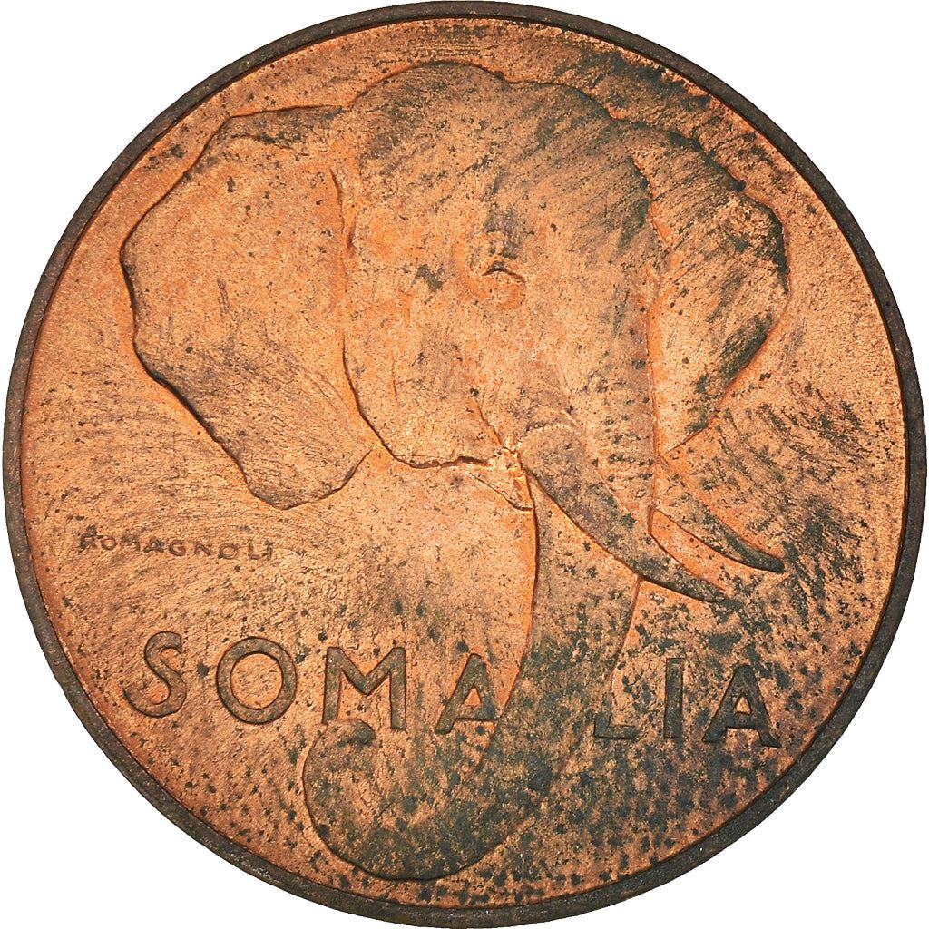 Somalia | 1 Centesimo Coin | Elephant | Km:1 | 1950