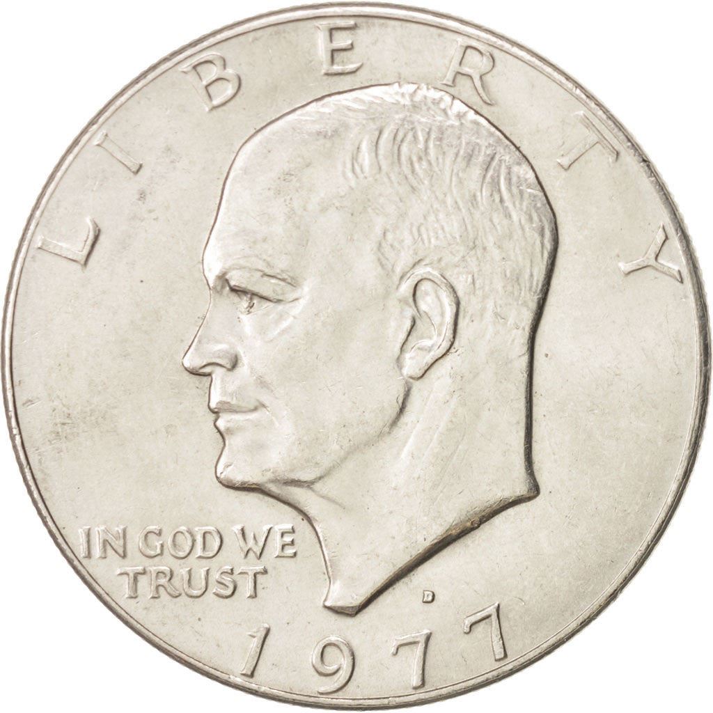 United States | 1 Dollar Coin | Apollo 11 Insignia | Copper-nickel clad copper | KM:203 | 1971-1978