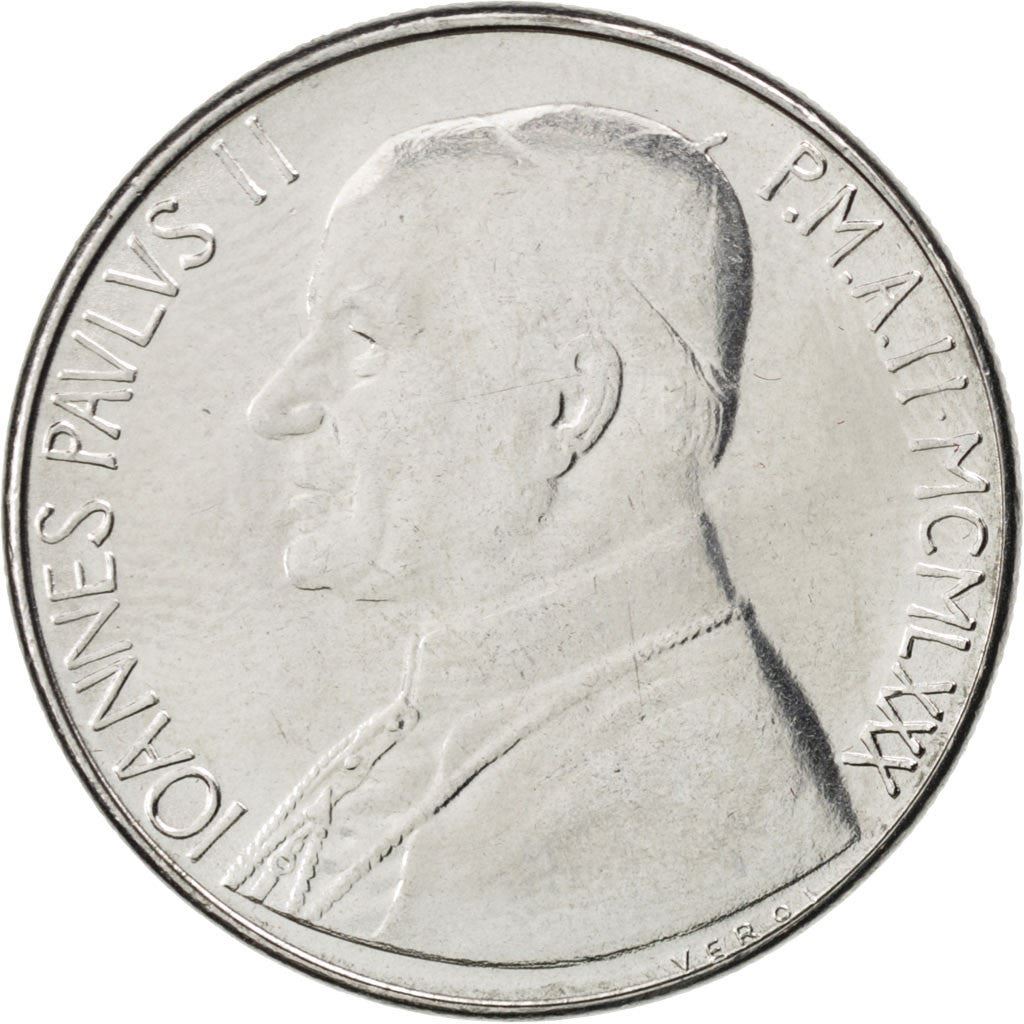 Vatican City | 100 Lire Coin | Prudence | Km:146 | 1979 - 1980