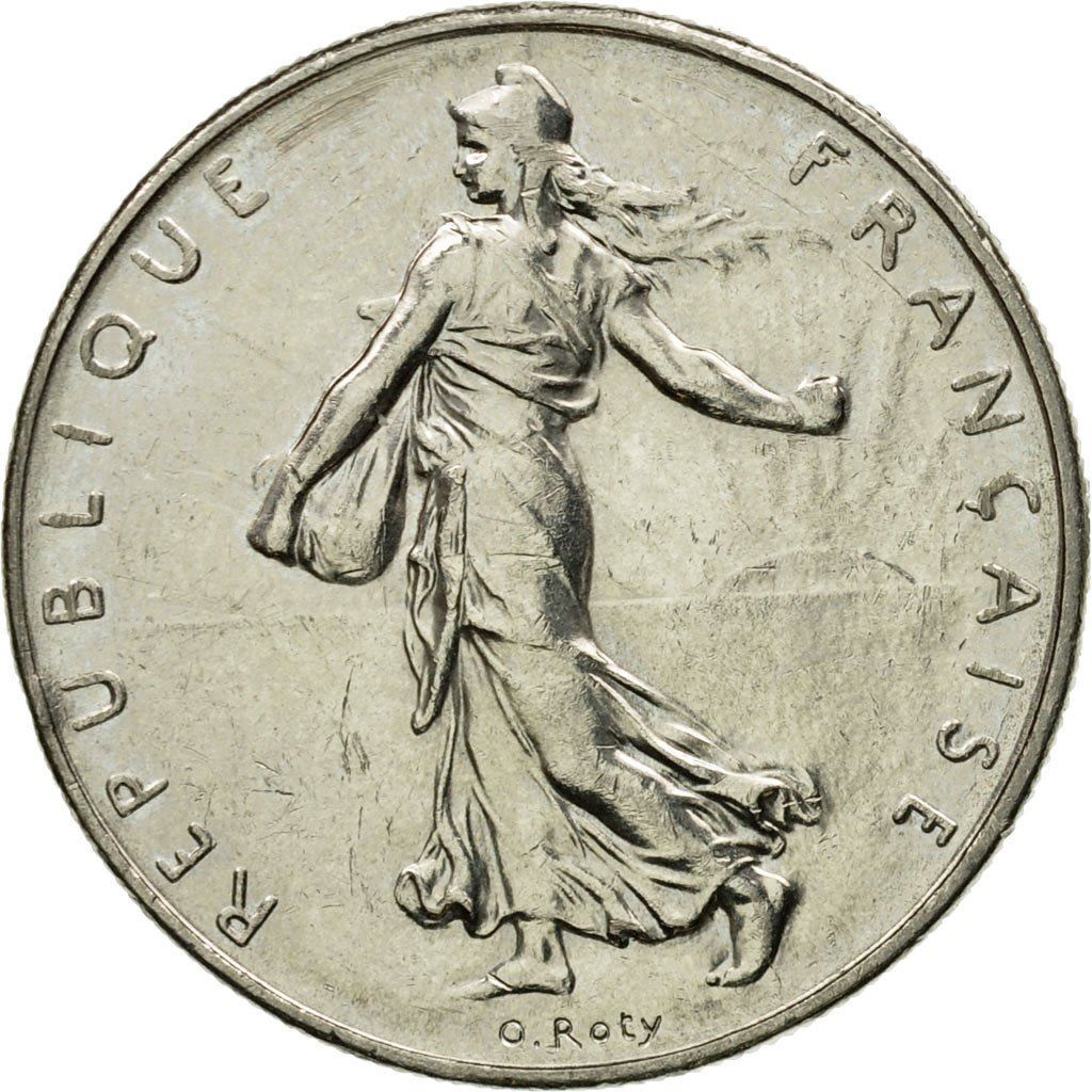 French 1 Franc Coin | Signature D'AP. O.ROTY | proof | KM925.2 | France | 1991 - 2001