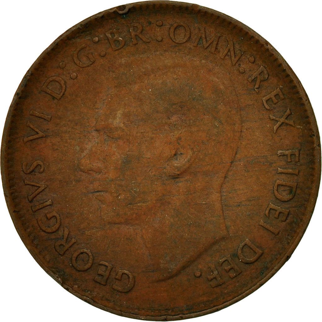 Australia | 1/2 Penny Coin | Kangaroo | Km:42 | 1949 - 1952