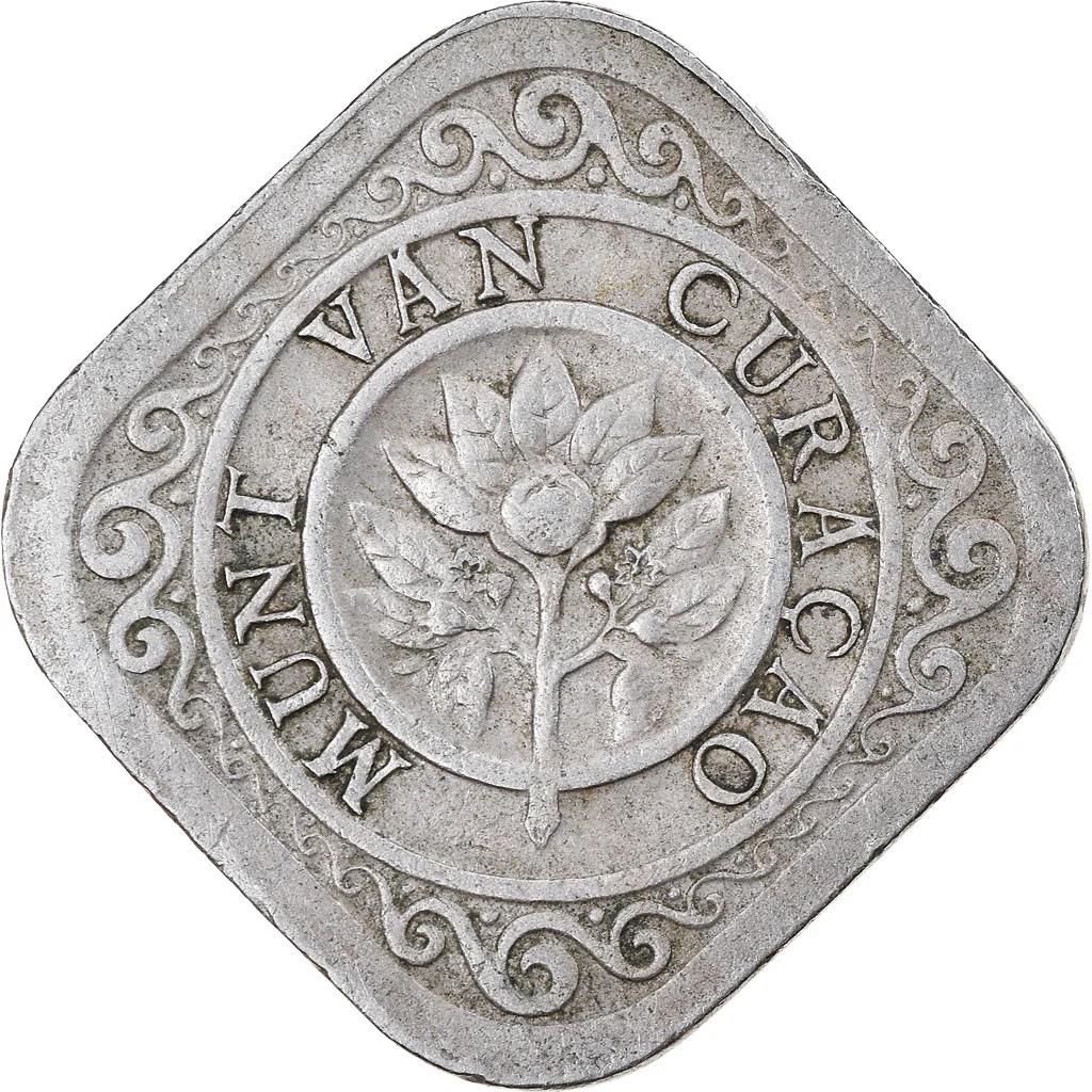 Curacao | 5 Cents Coin | Orange branch | KM:47 | 1948