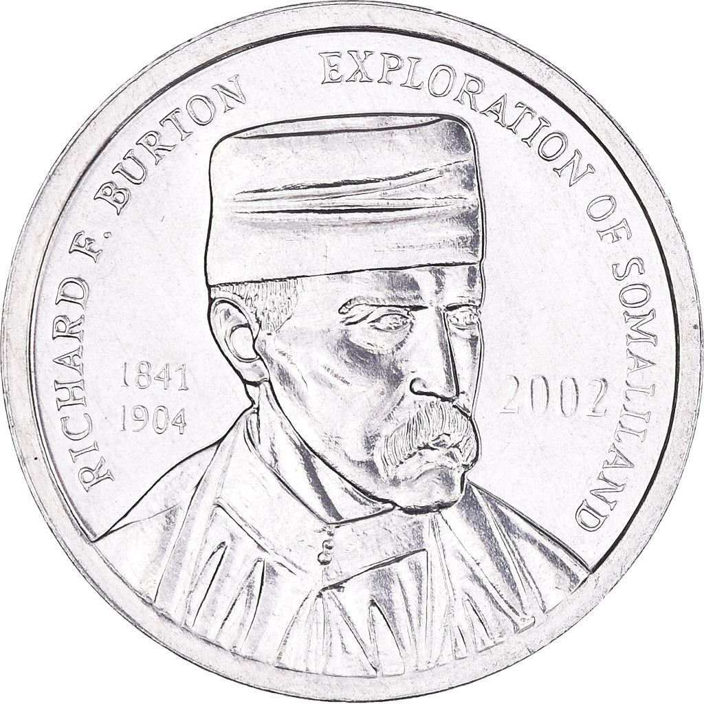 Somaliland | 5 Shillings Mynt | Richard F. Burton | Km:4 | 2002