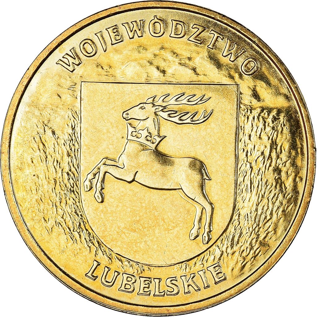 Poland | 2 Z?ote | Lubelskie Voivodeship | Eagle | KM514 | 2004