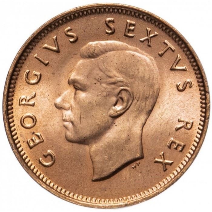 South Africa 1/4 Penny Coin | George VI SUID AFRIKA - SOUTH AFRICA | KM32.2 | 1951 - 1952