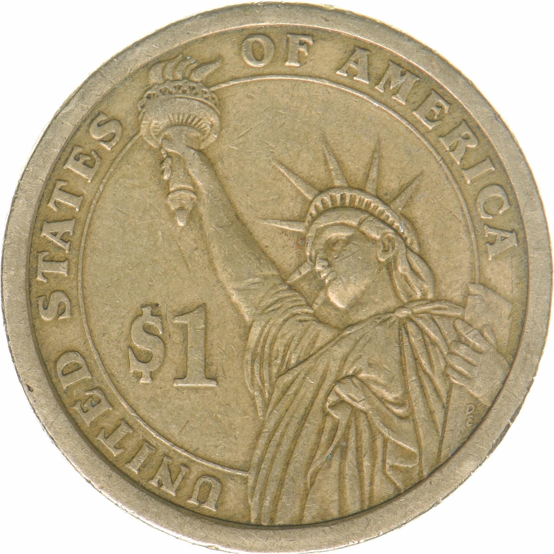 États-Unis | Pièce de 1 dollar | Abraham Lincoln | KM : 478 | 2010