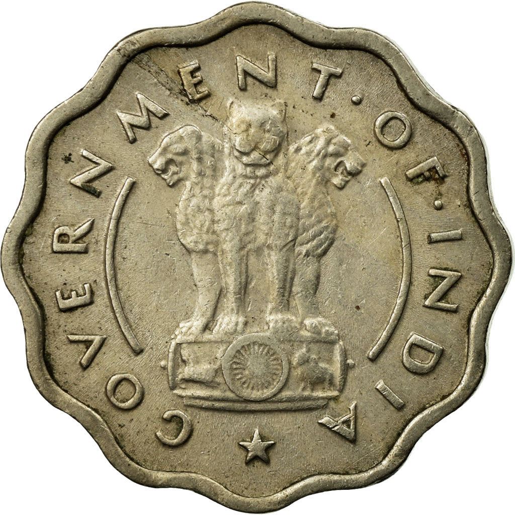 India | 1 Anna Coin | Zebu | Km:3 | 1950 - 1954