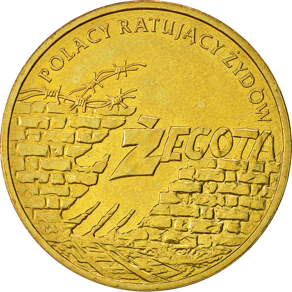 Poland | 2 Zlotys Coin | Żegota Committee | Y:703 | 2009