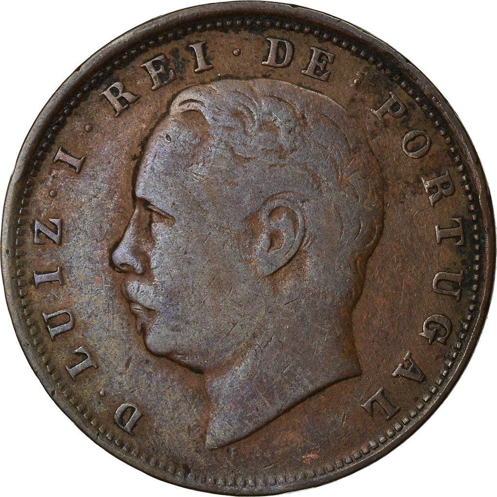 Portugal | 10 Reis Münze | Luíz I | Km:526 | 1882 - 1886