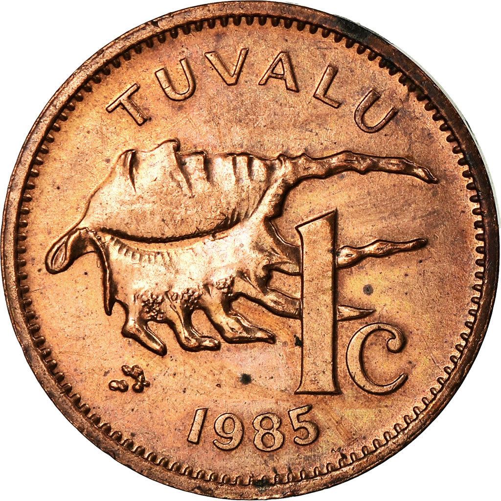 Tuvalu | 1 Cent Coin | Lambis shell | Km:1 | 1976 - 1985