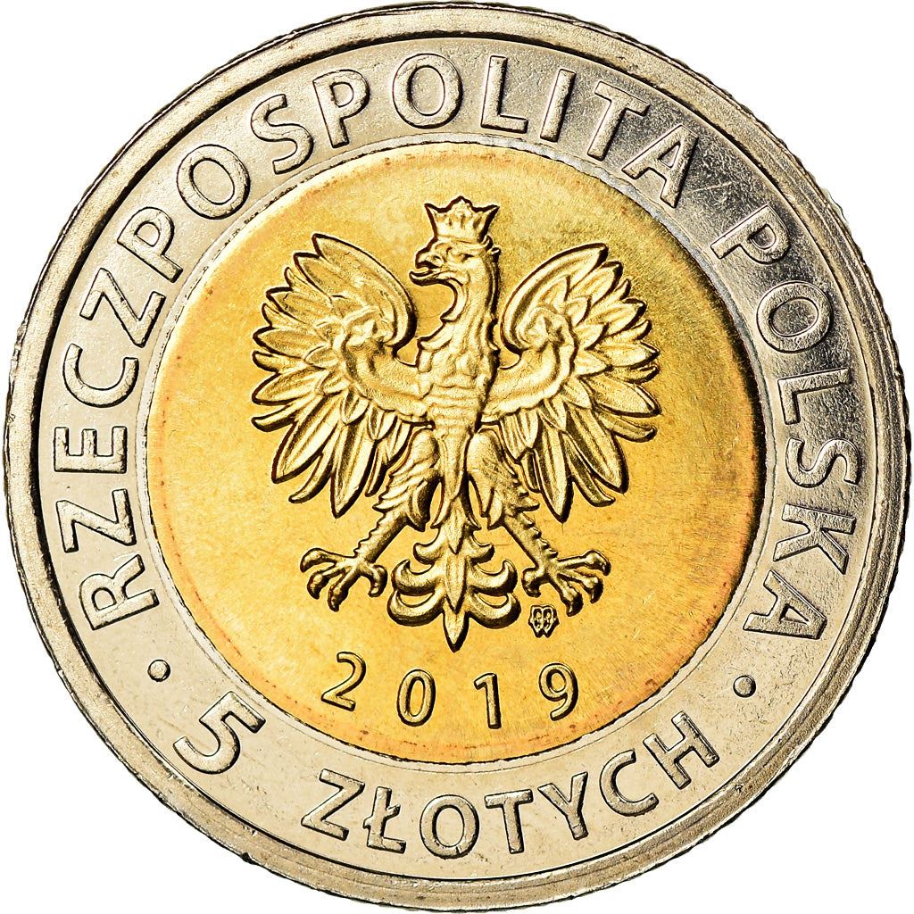 Polen | 5 Zloty Mønt | Befrielsesbakken | År: 1031 | 2019