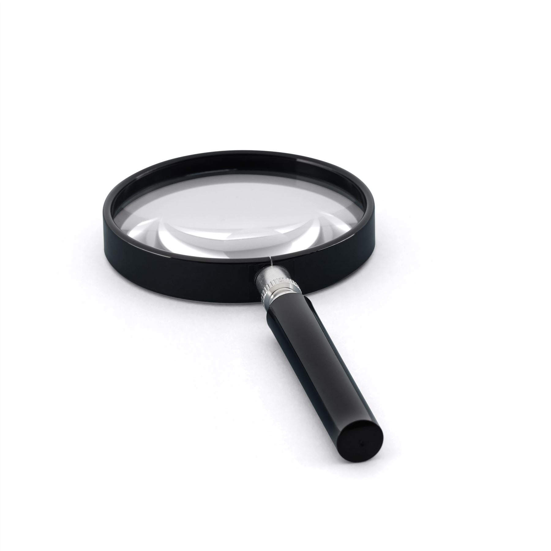LU2 Magnifier with Handle | 2 Lenses | 2.5x 75mm Lens | 5x 20mm Lens