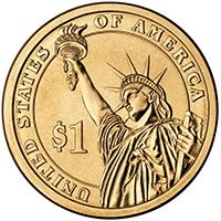 United States | 1 Dollar Coin | Chester Arthur | Statue of Liberty | KM524 | 2012