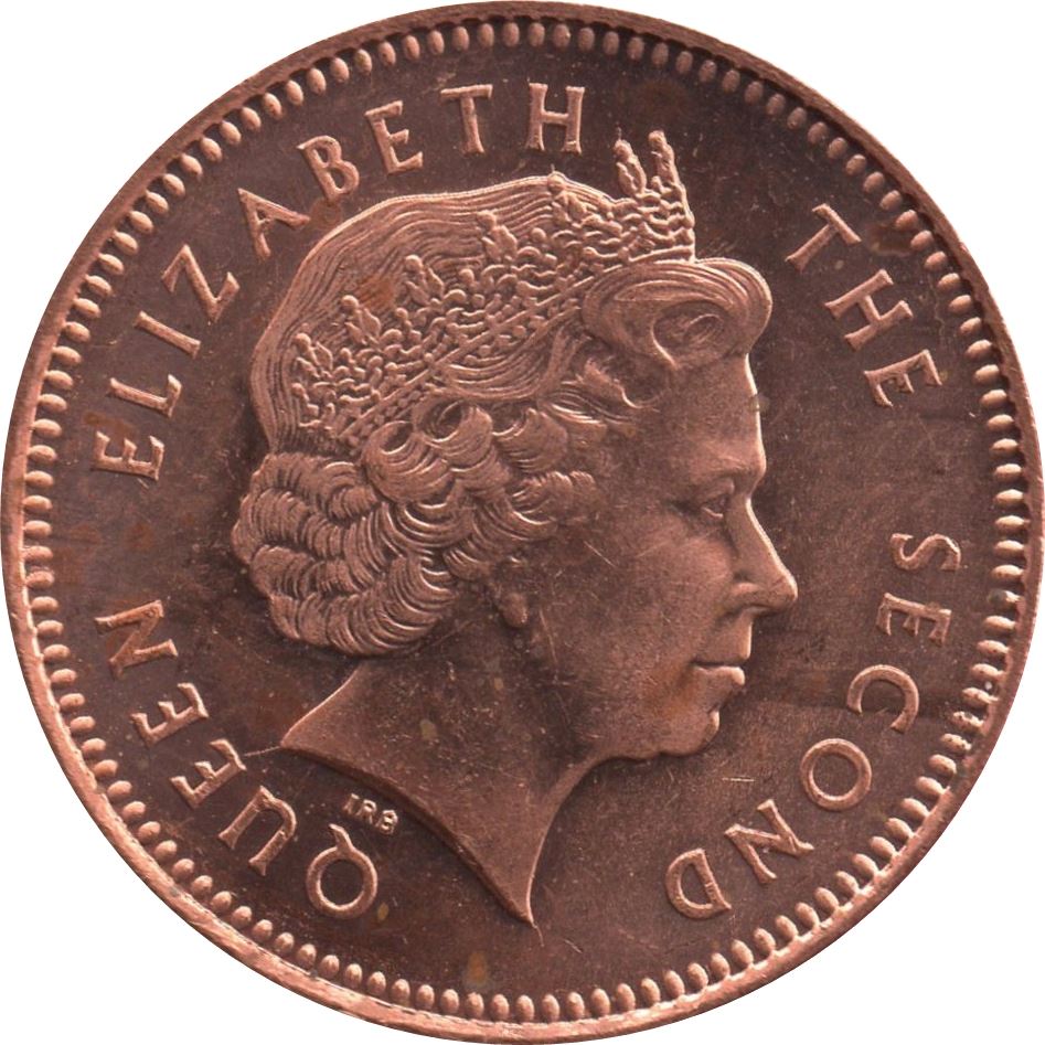 Falkland Islands 1 Penny Coin | 1 Penny Coin | Elizabeth II | Penguins | KM130 | 2003 - 2011