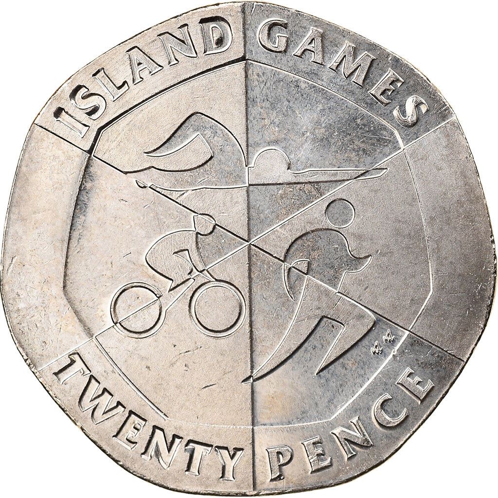 Gibraltar | 20 Pence Coin | Island Games | Km:1651 | 2019