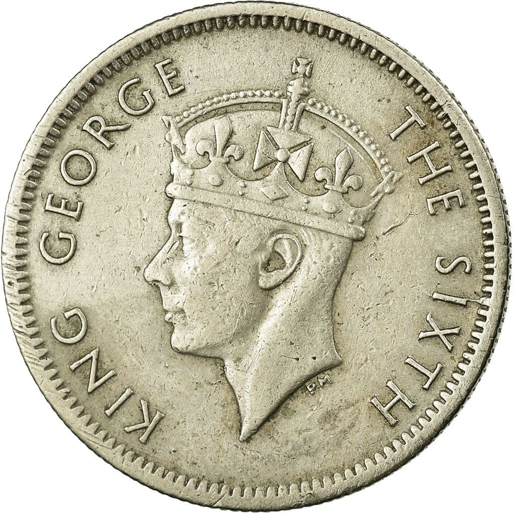 Malaya | 10 Cents Coin | George VI | Km:8 | 1948 - 1950