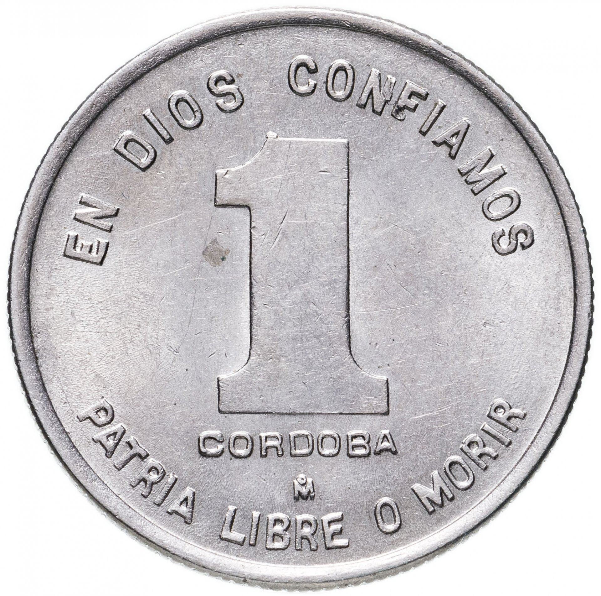 Nicaragua | 1 Cordoba Coin | Augusto Nicolás Sandino | Revolutionary | Km:43 | 1980 - 1983