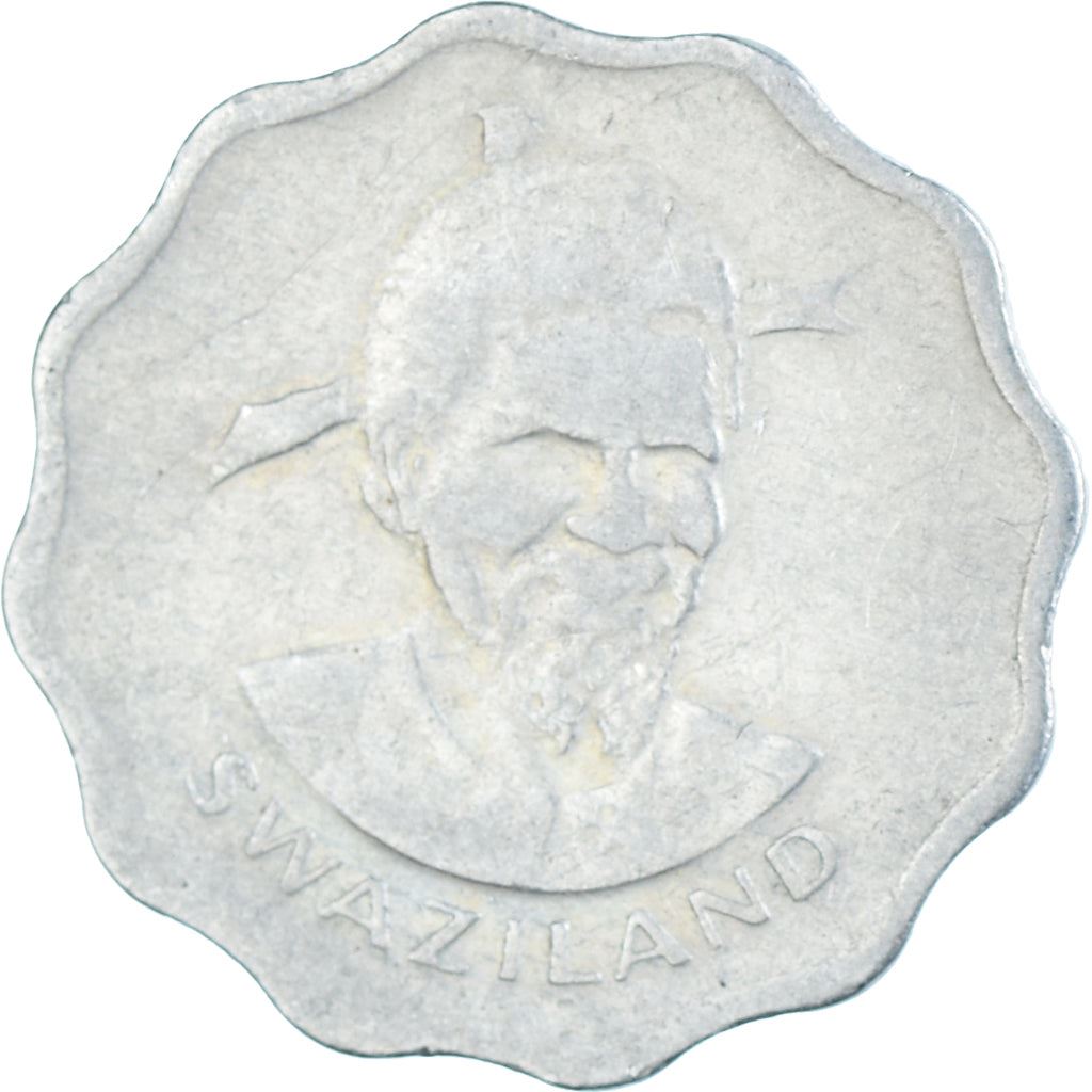 Eswatini 5 Cents Coin | King Sobhuza II | Arum Lily | KM9 | 1974 - 1979