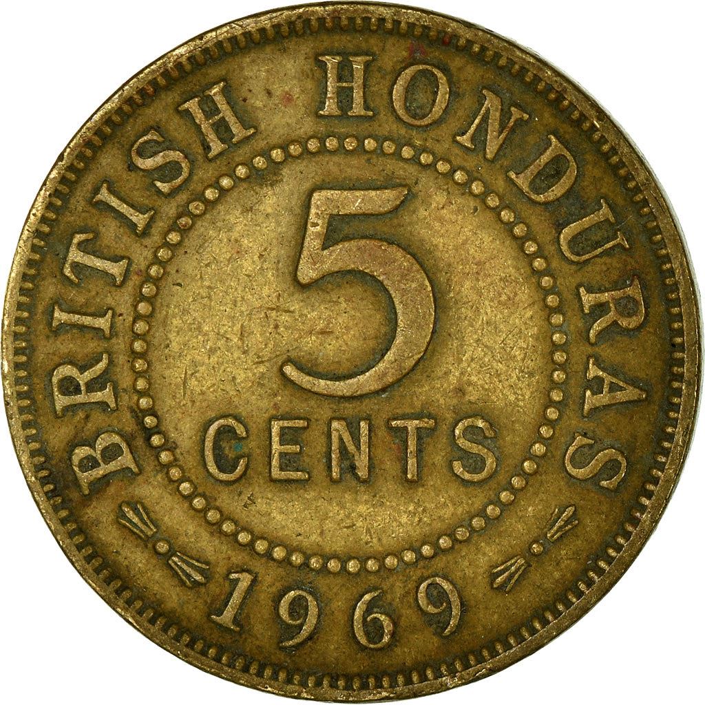 Belize › Honduras britannique | Pièce de 5 cents | Elizabeth II | Km : 31 | 1956 - 1973