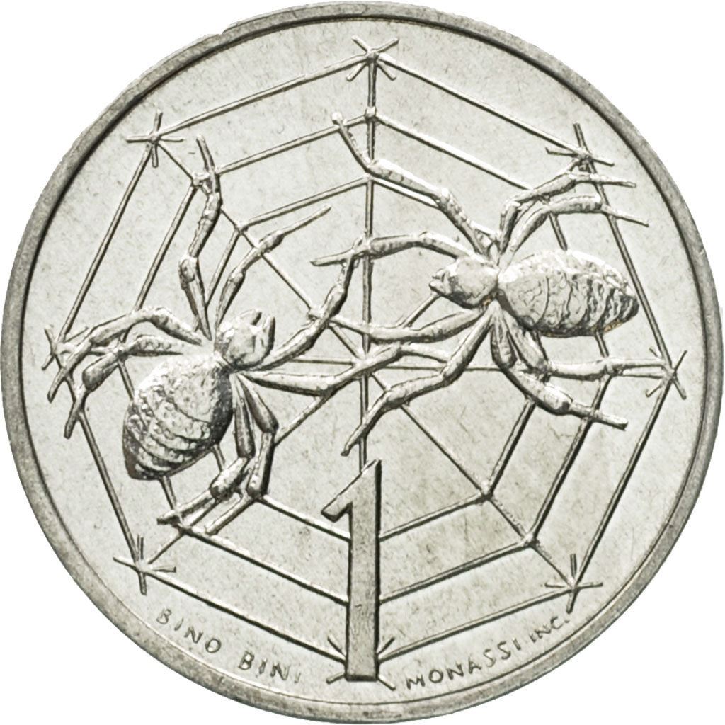 San Marino | 1 Lira Coin | Spiders | Km:40 | 1975