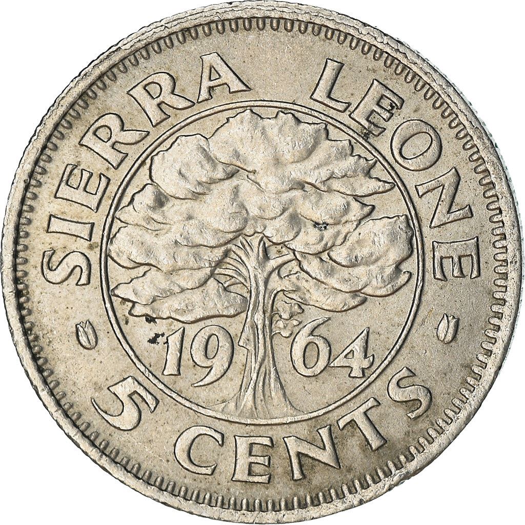 Sierra Leone 5 Cents Coin | Sir Milton Margai | KM18 | 1964