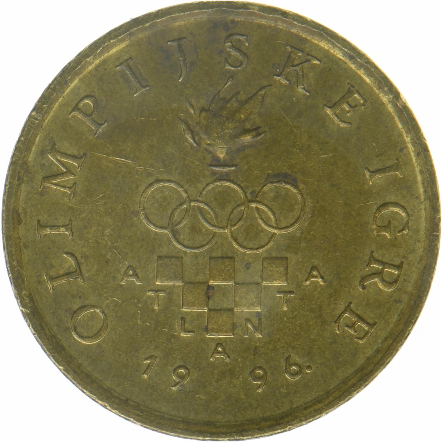 Croacia | Moneda de 5 Lipa | Olimpiadas | KM:37 | 1996
