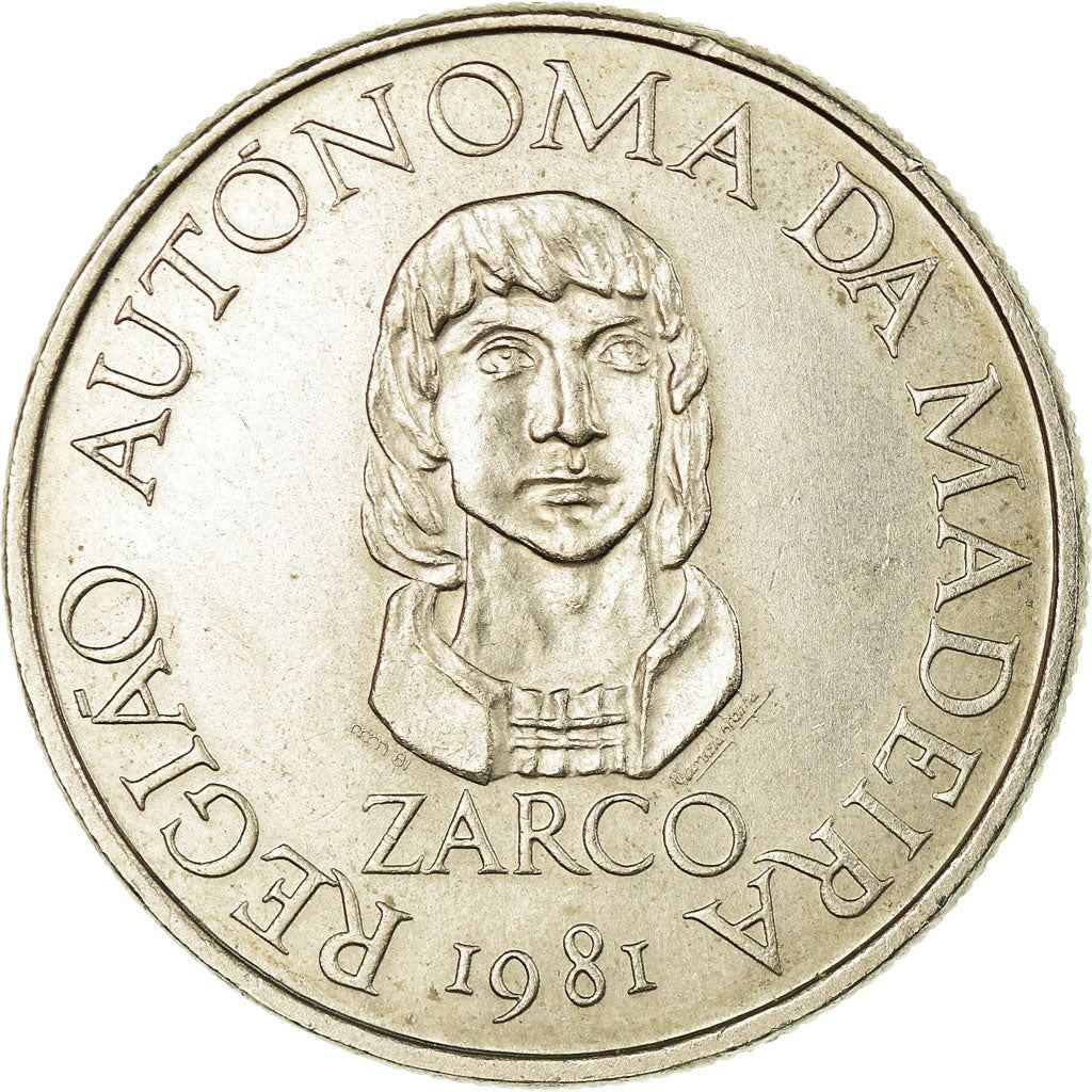 Portugal | 25 Escudos Coin | João Zarco | Km:4 | 1981