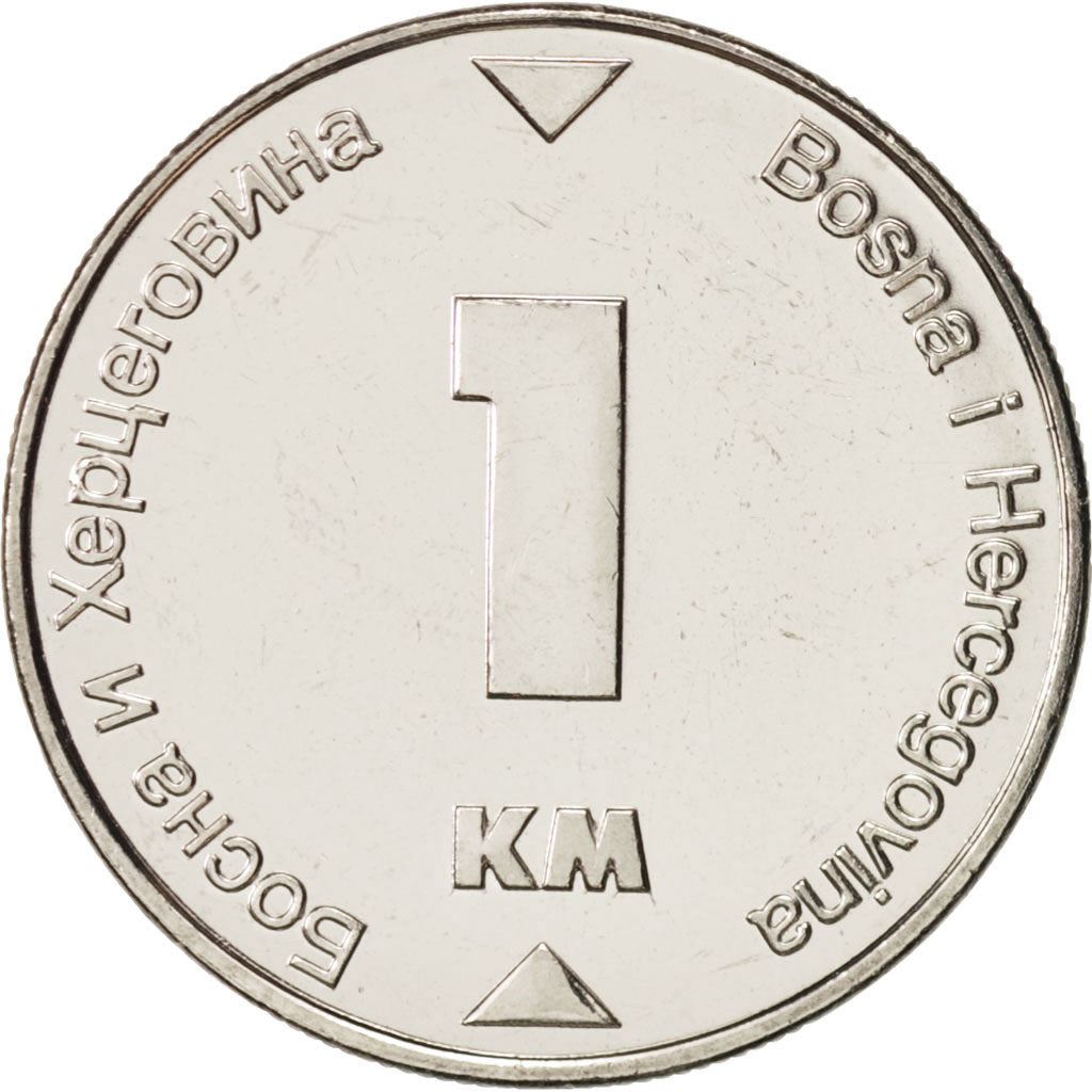 Bosnia and Herzegovina | 1 Konvertibilna Marka Coin | Coat of arms of Bosnia | Km:118 | 2000 - 2025