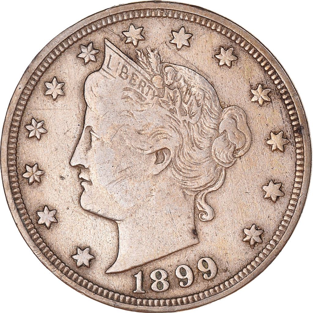 United States | 5 Cents Coin | Liberty | Roman Numeral | KM112 | 1883 - 1913