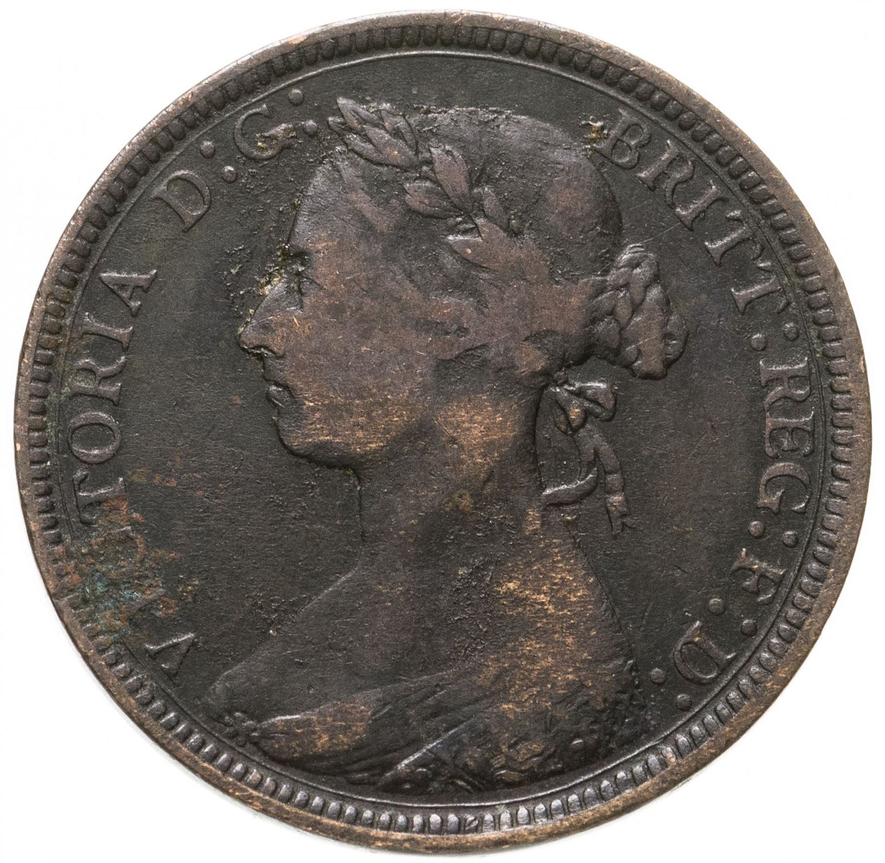 United Kingdom | 1/2 Penny Coin | Victoria | KM:754 | 1874 - 1894