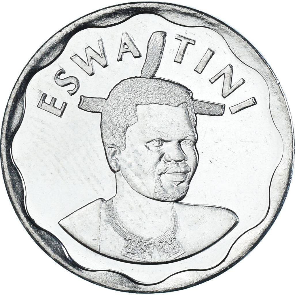 Kingdom of Eswatini | 20 Cents Coin | King Mswati III | Elephant | Km:70 | 2018 - 2021