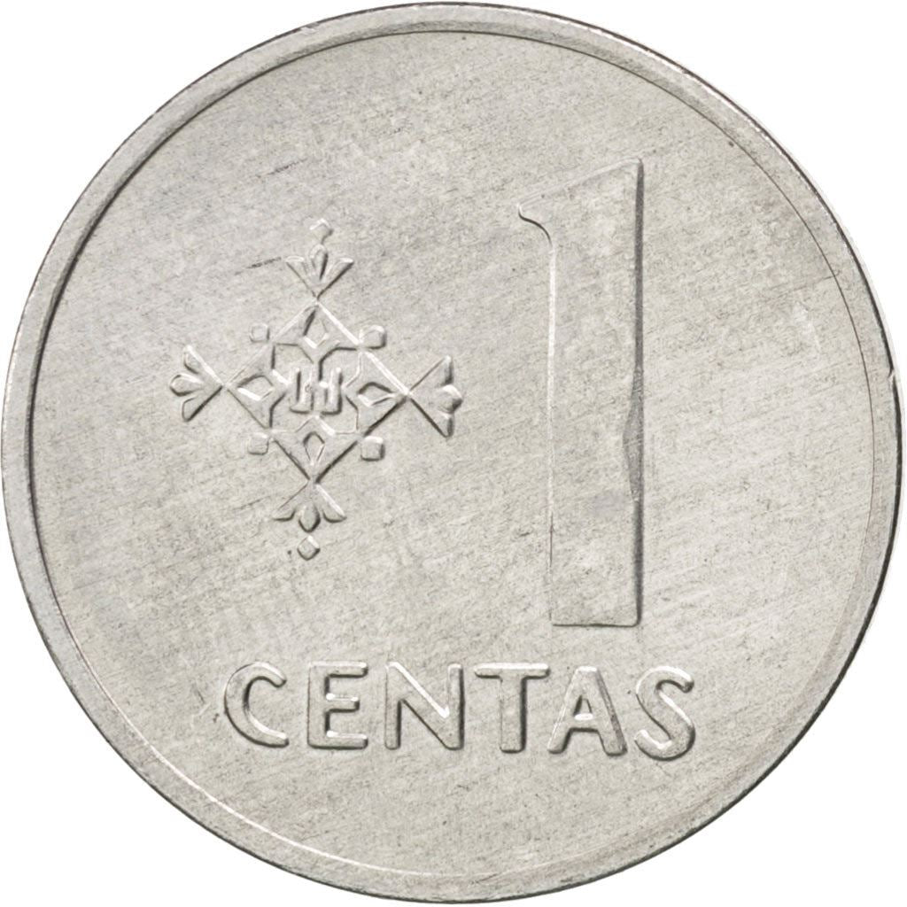 Lithuania | 1 Centas Coin | Aluminum | Horse or equine | KM:85 | 1991