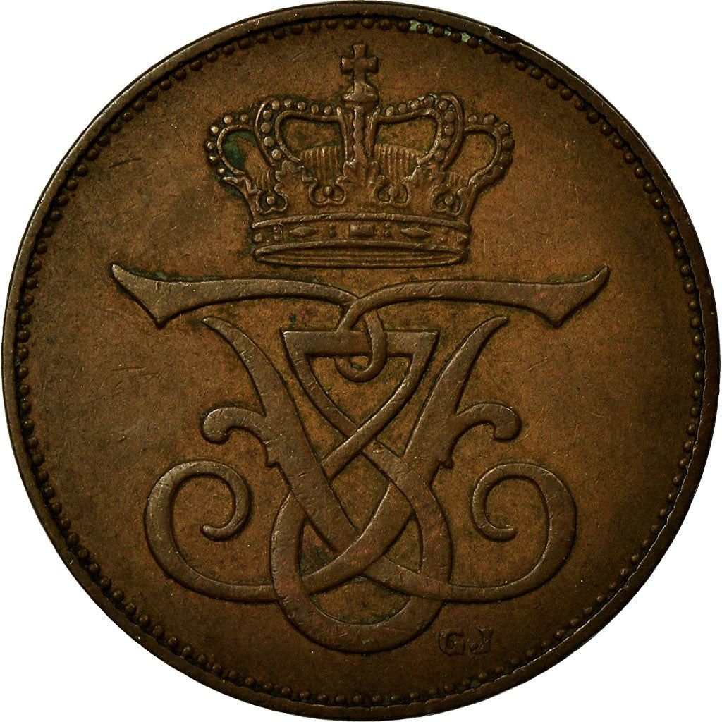 Denmark | 2 Ore Coin | Monogram | Km:805 | 1907 - 1912